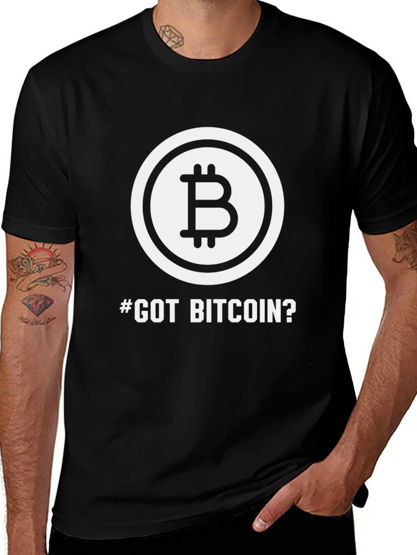 Got Bitcoin? Black Graphic Tee