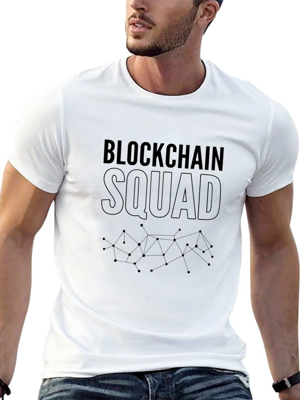 Blockchain Squad Graphic T-Shirt - Crypto Enthusiast Tee