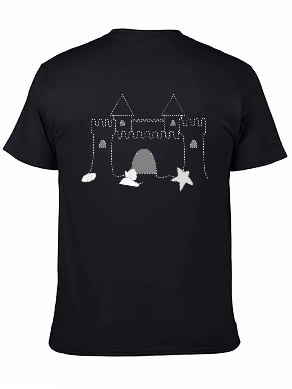 Sandcastle Graphic Tee - Beach Fun T-Shirt