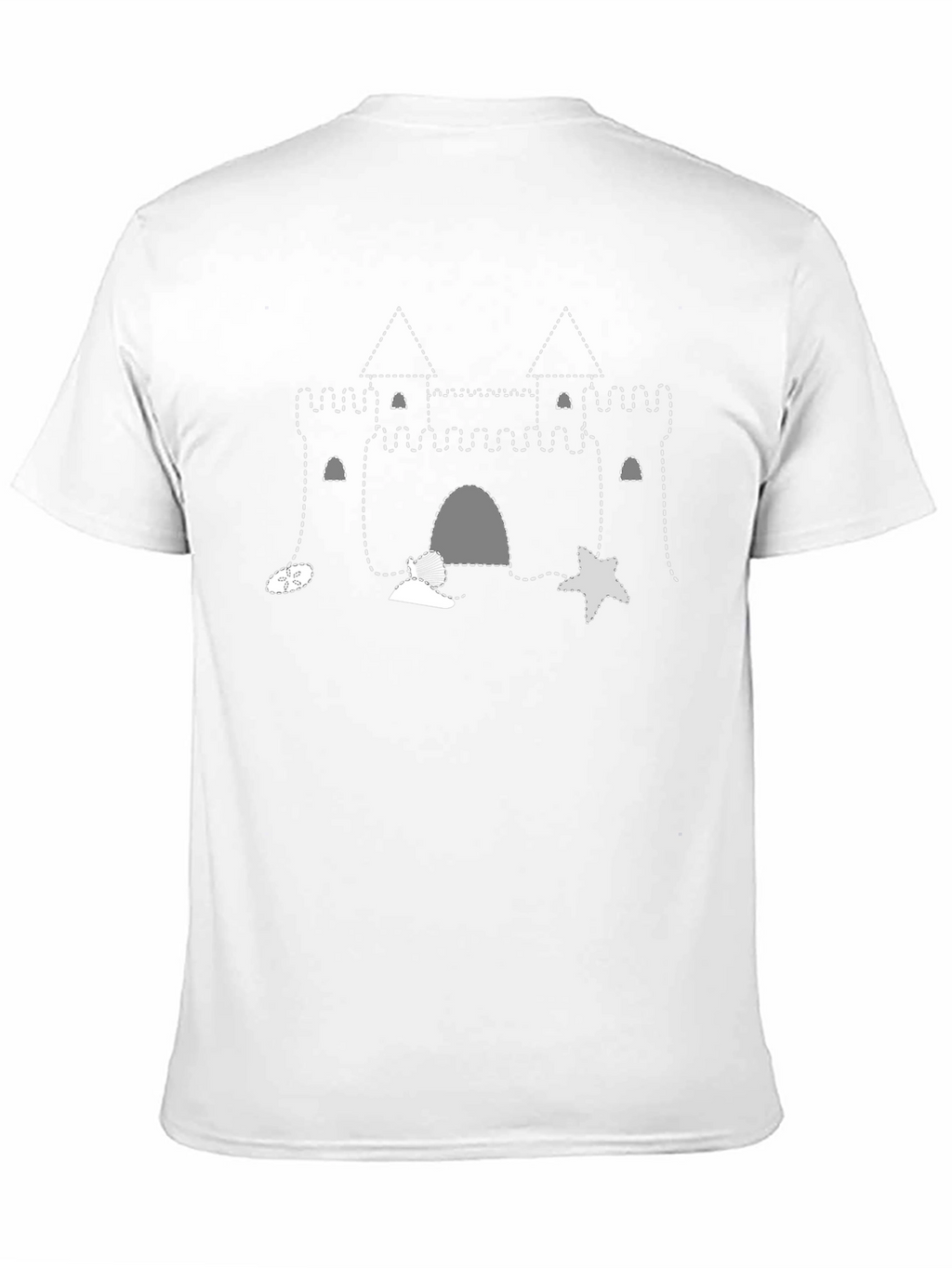 Sandcastle Graphic Tee - Beach Fun T-Shirt