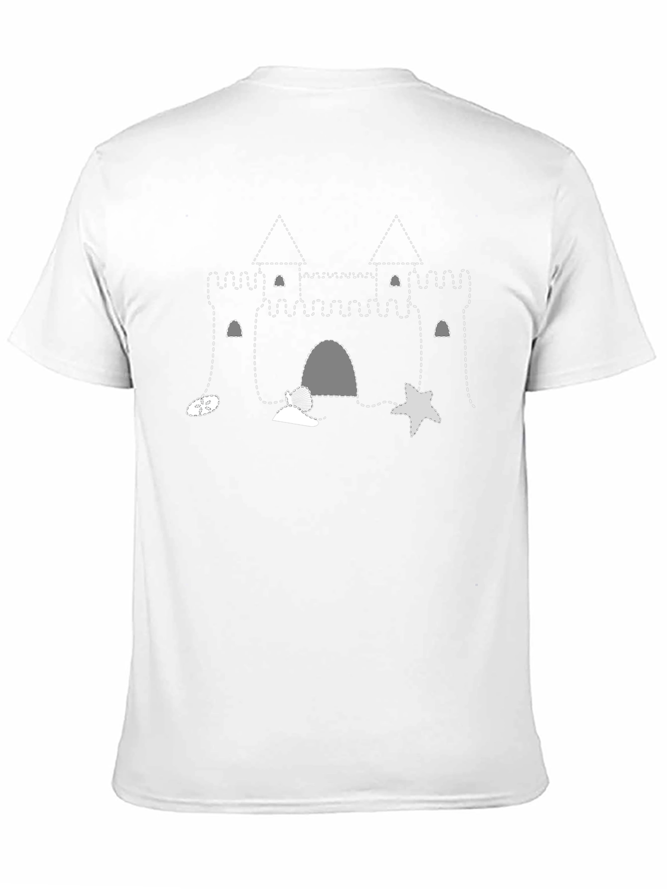 Sandcastle Graphic Tee - Beach Fun T-Shirt