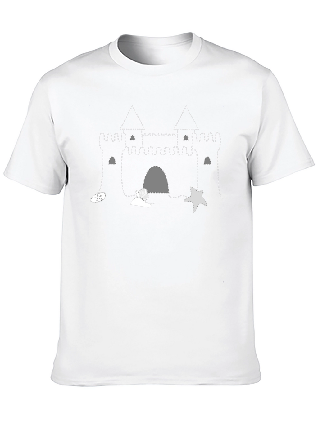 Sandcastle Graphic Tee - Beach Fun T-Shirt