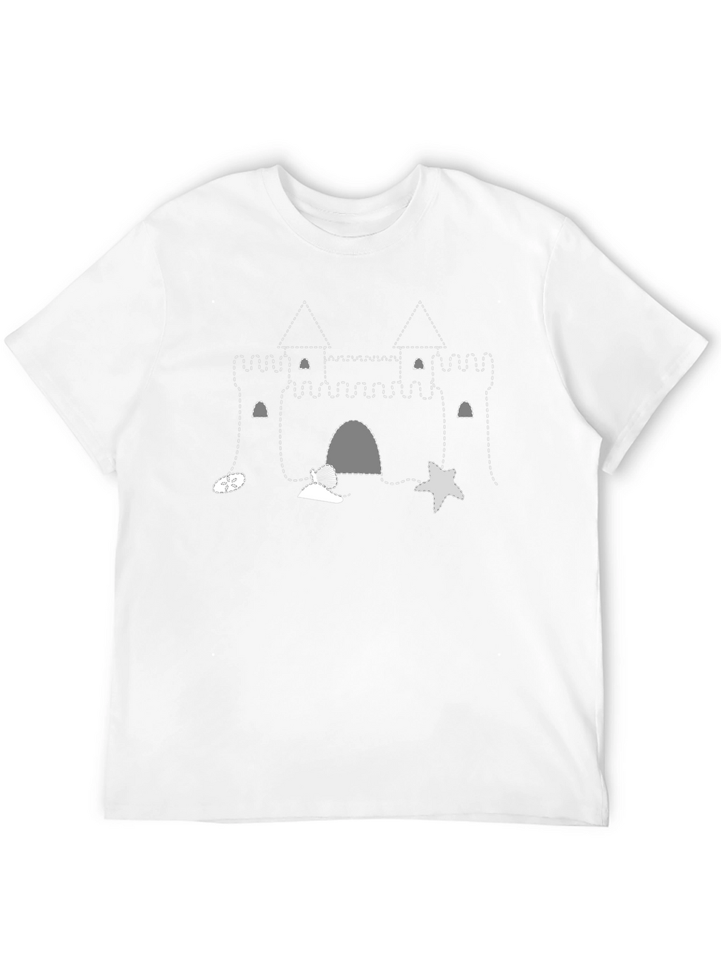 Sandcastle Graphic Tee - Beach Fun T-Shirt