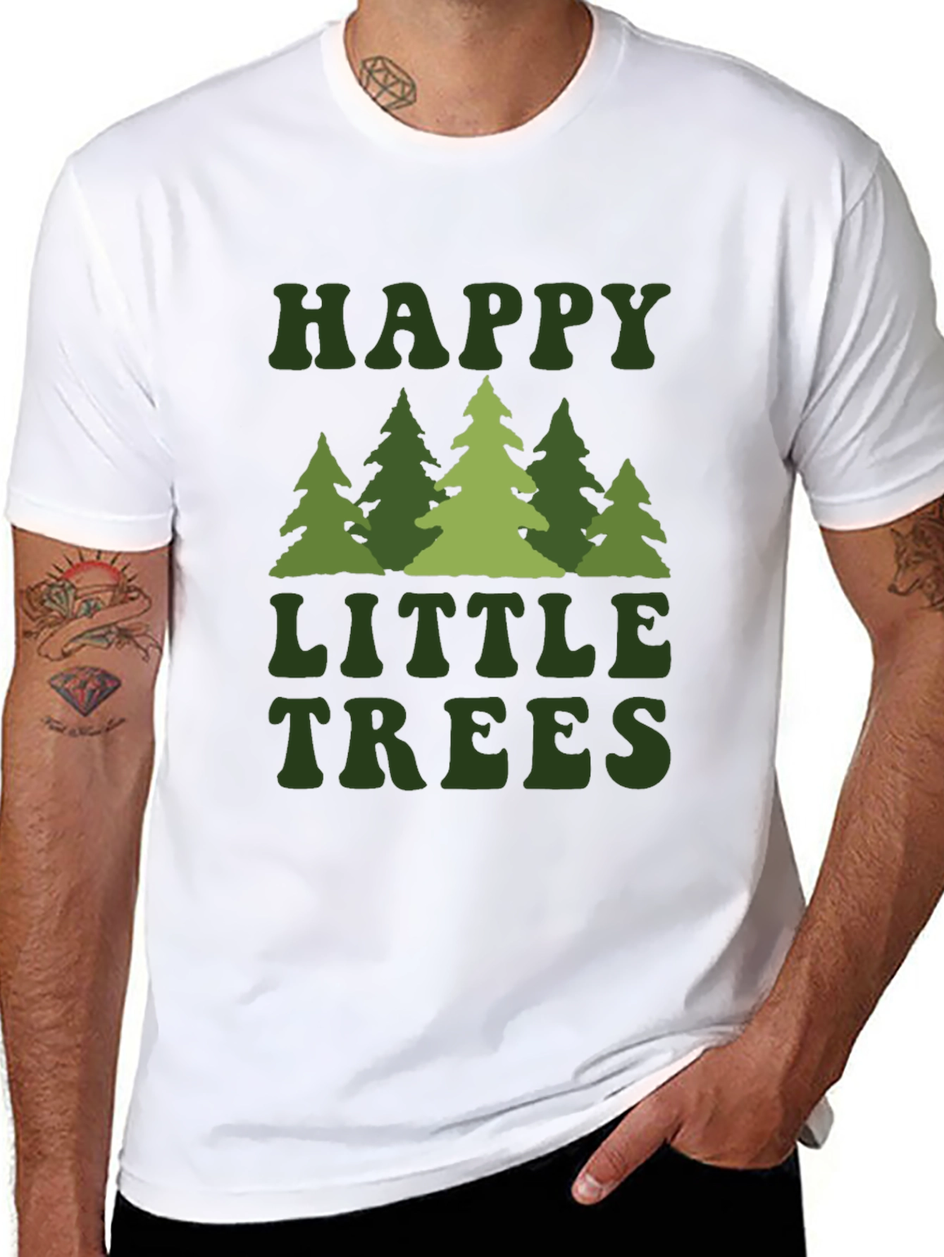 Happy Little Trees Graphic Tee