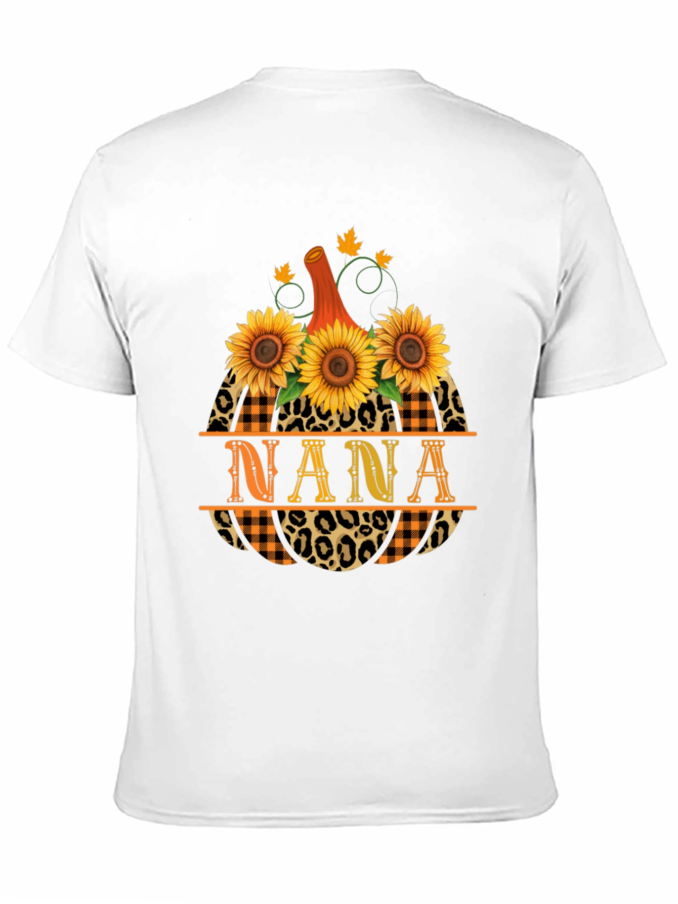 Nana Pumpkin Sunflower Fall Graphic Tee