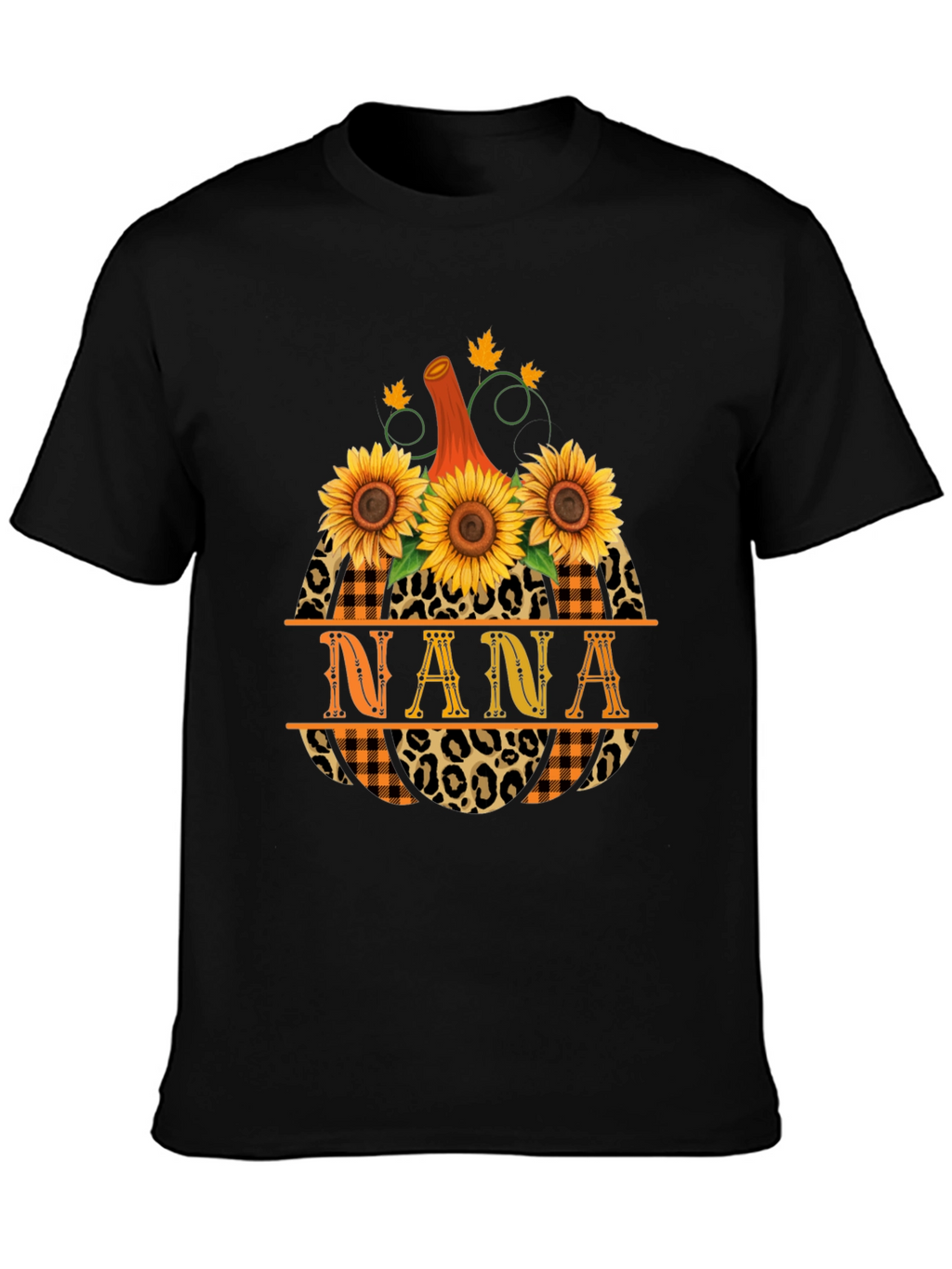 Nana Pumpkin Sunflower Fall Graphic Tee