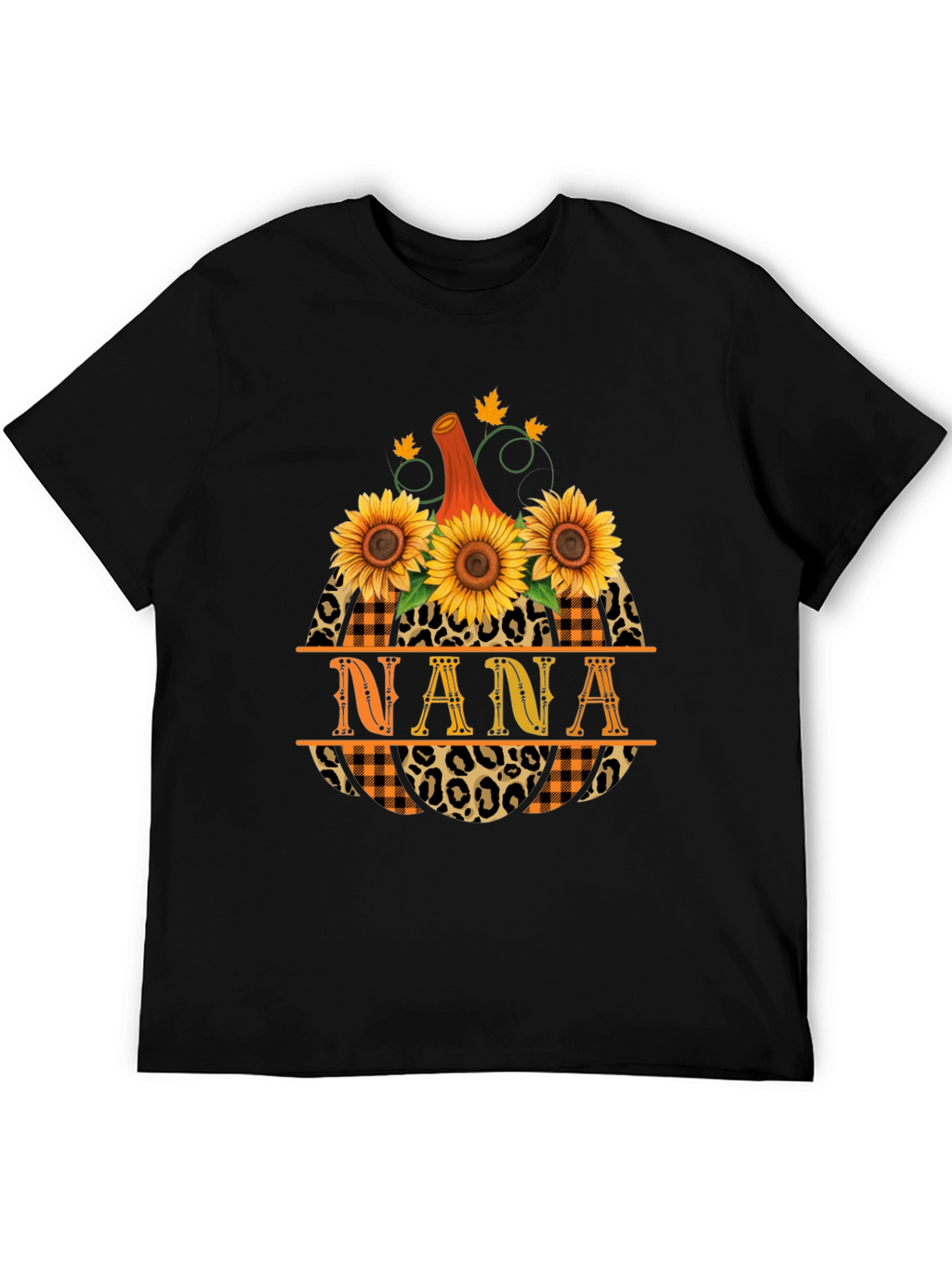 Nana Pumpkin Sunflower Fall Graphic Tee