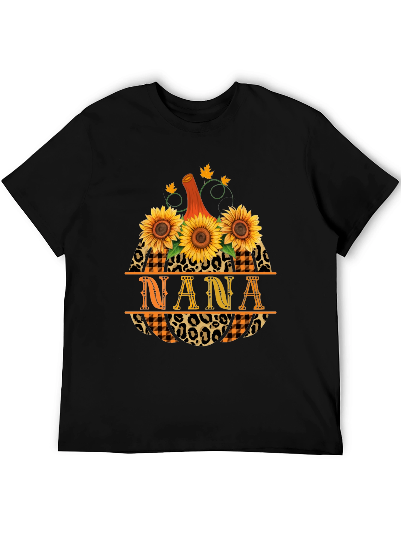 Nana Pumpkin Sunflower Fall Graphic Tee