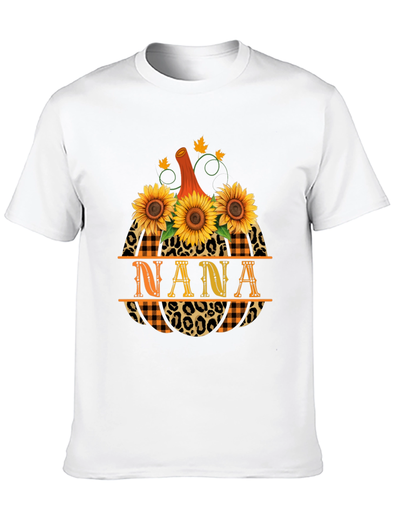 Nana Pumpkin Sunflower Fall Graphic Tee