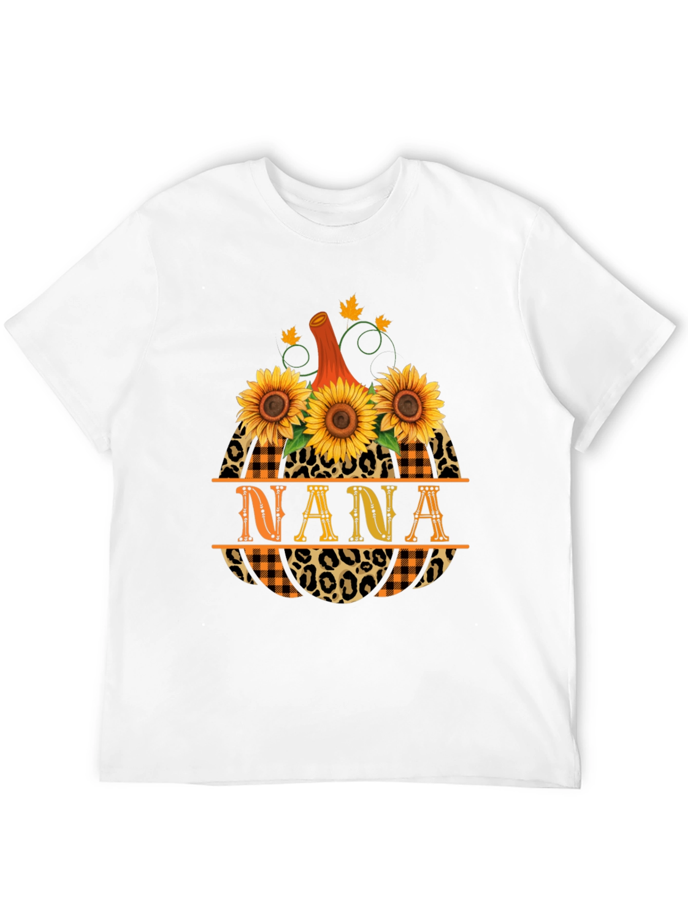 Nana Pumpkin Sunflower Fall Graphic Tee