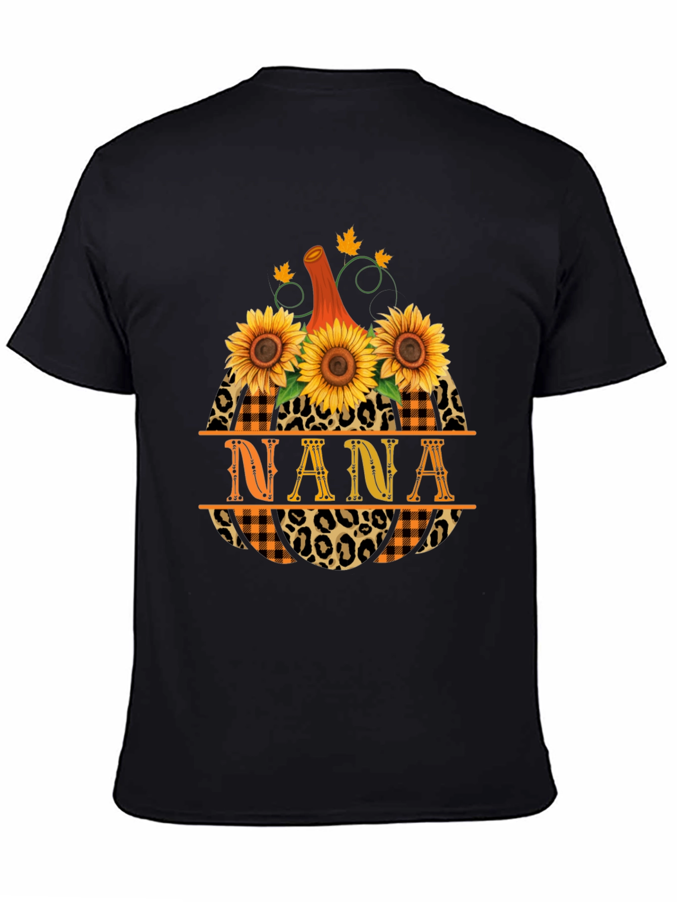 Nana Pumpkin Sunflower Fall Graphic Tee