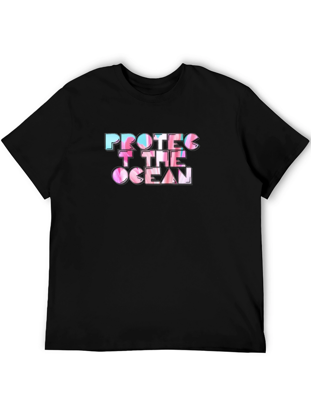 Protect The Ocean Black T-Shirt