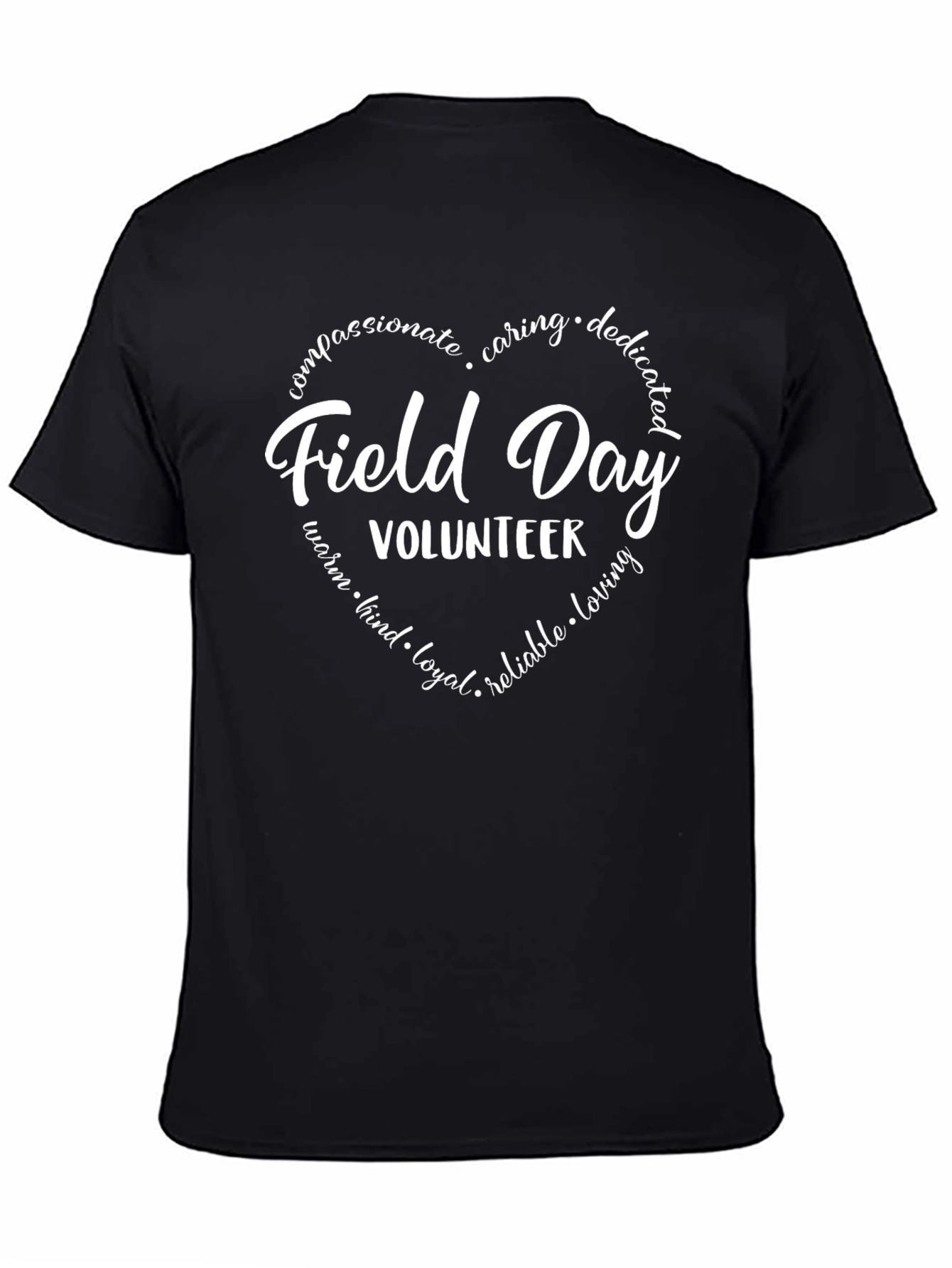 Field Day Volunteer Heart T-Shirt - Compassionate Caring Design