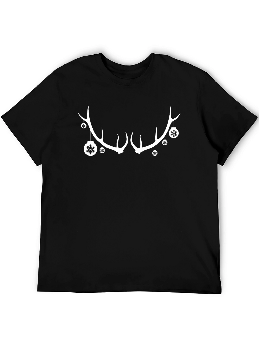 Antler Christmas Ornament Graphic T-Shirt