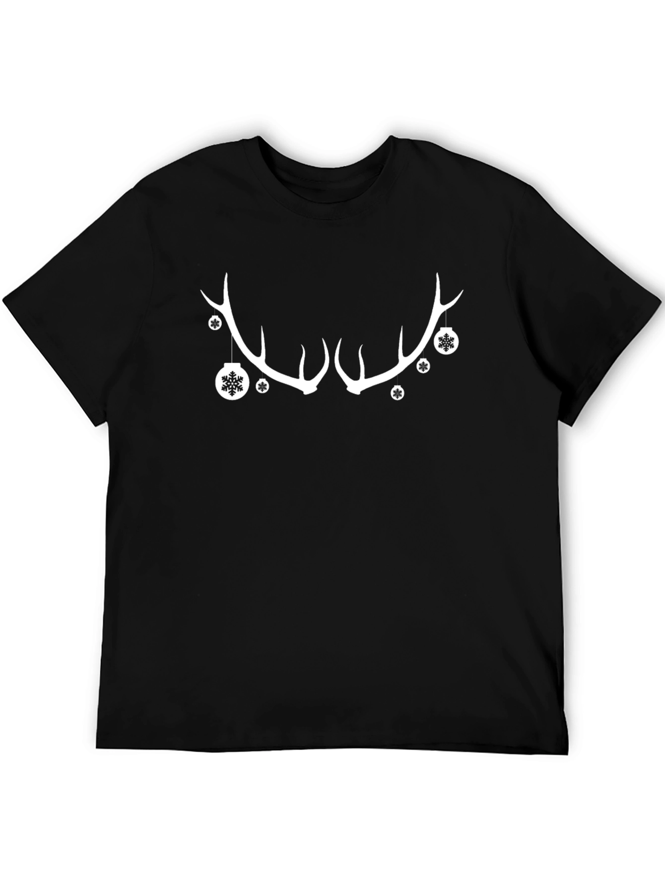 Antler Christmas Ornament Graphic T-Shirt