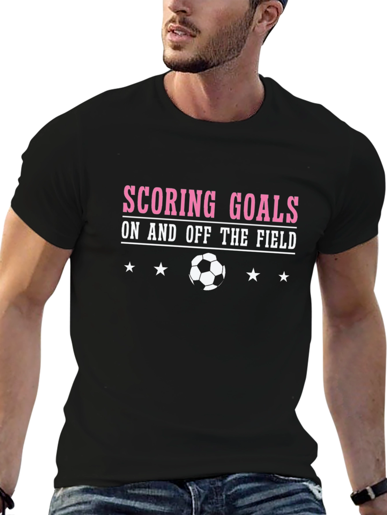 Scoring Goals T-Shirt - Soccer Design