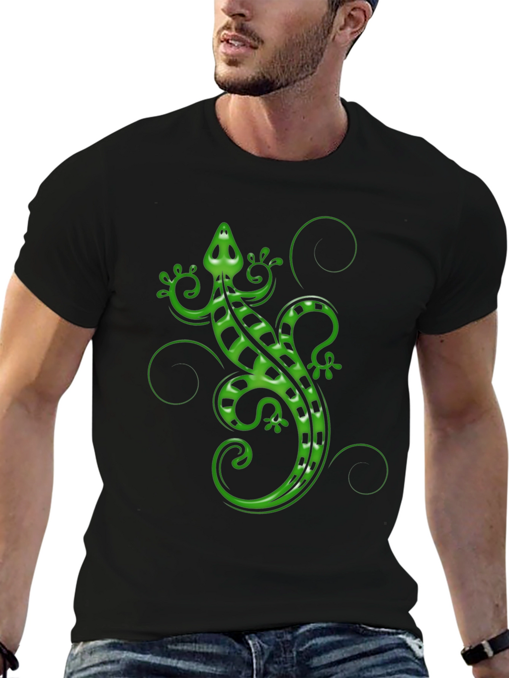 Lizard Graphic Tee - Cool Novelty Design