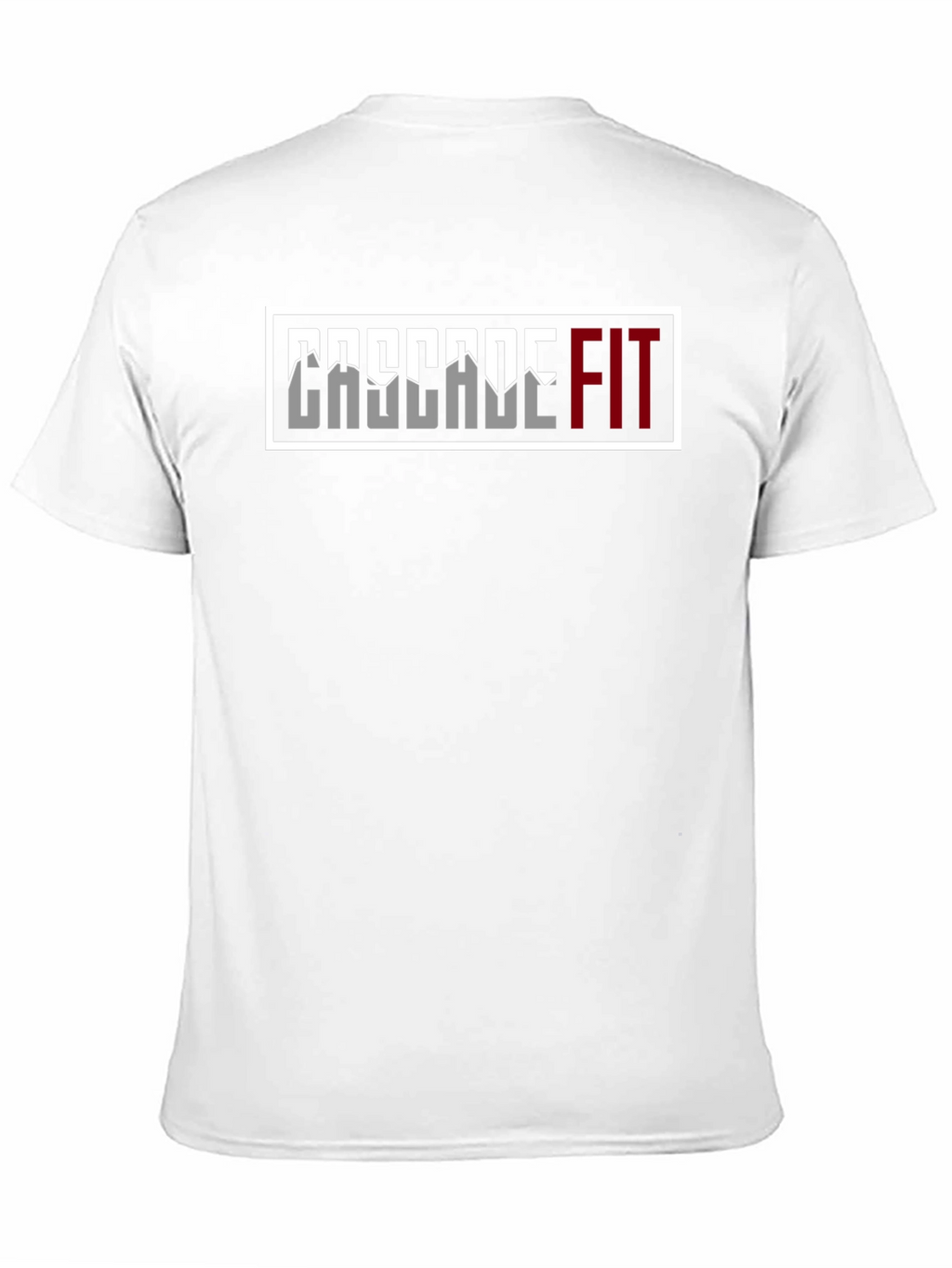 Cascade Fit Black Graphic T-Shirt