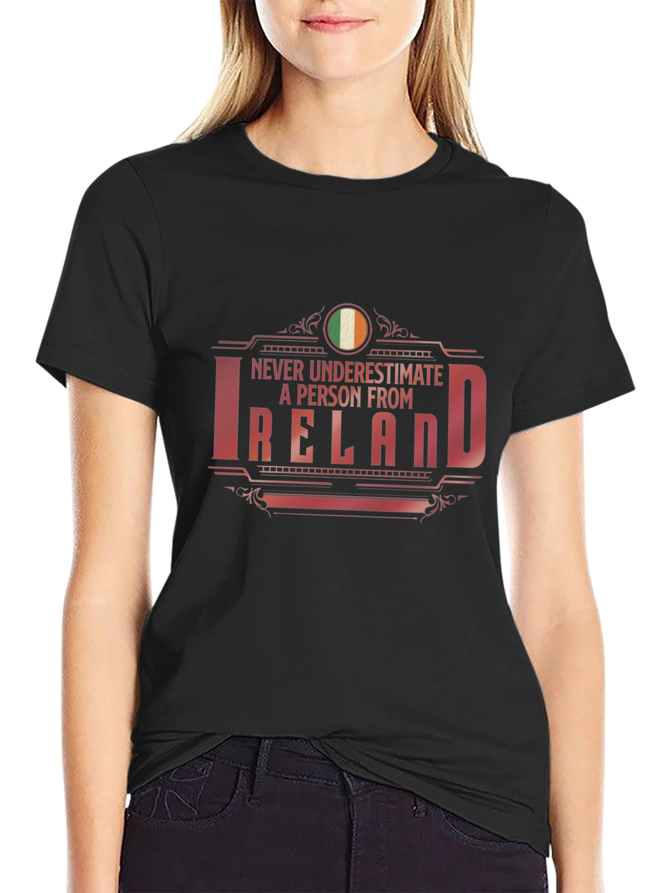 Ireland Pride Tee - Never Underestimate a Person From Ireland