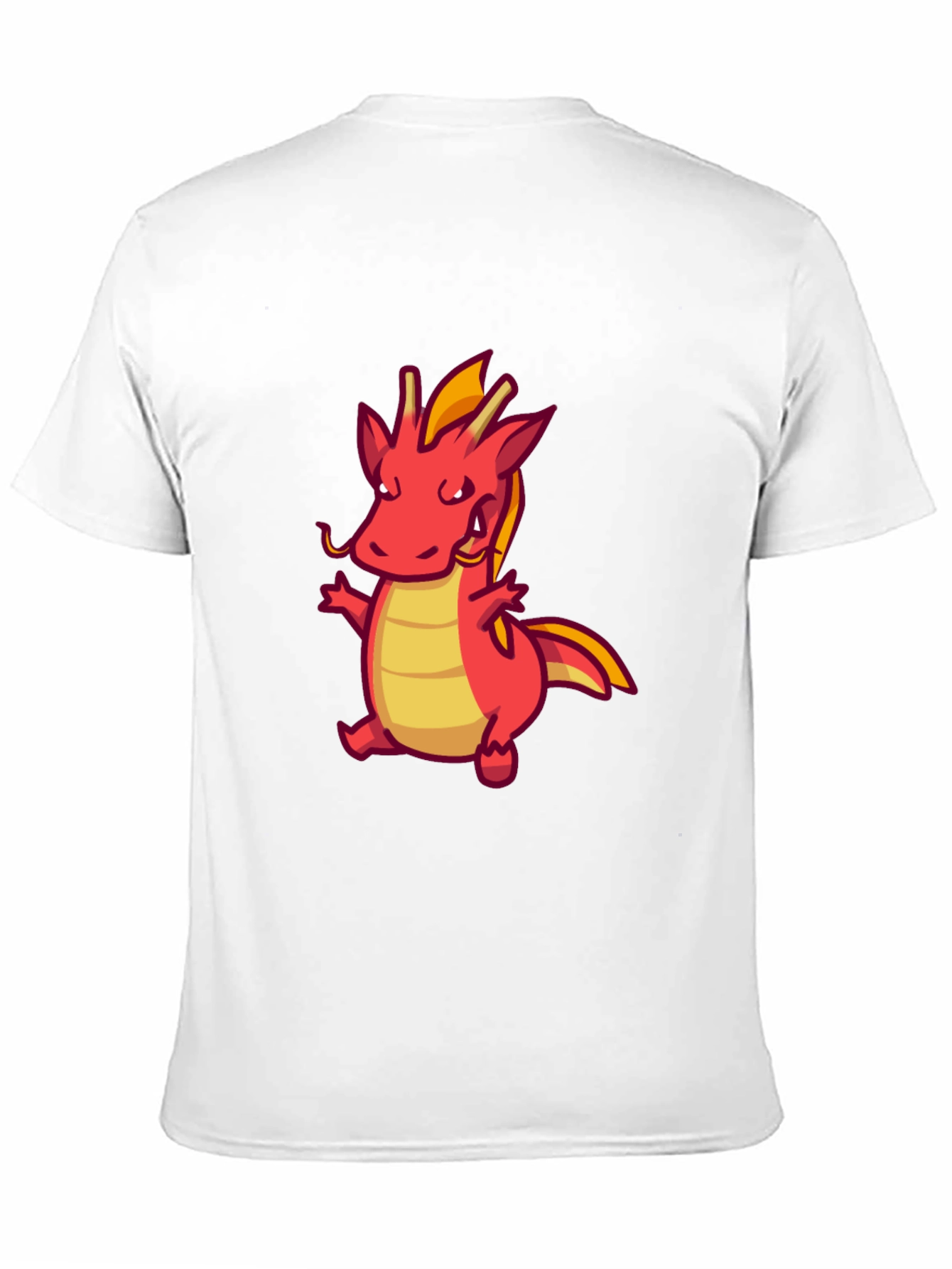 Cute Cartoon Dragon Graphic T-Shirt