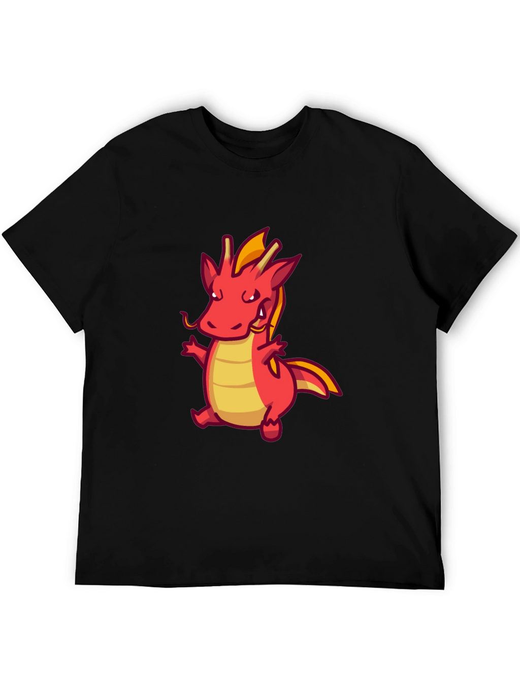 Cute Cartoon Dragon Graphic T-Shirt