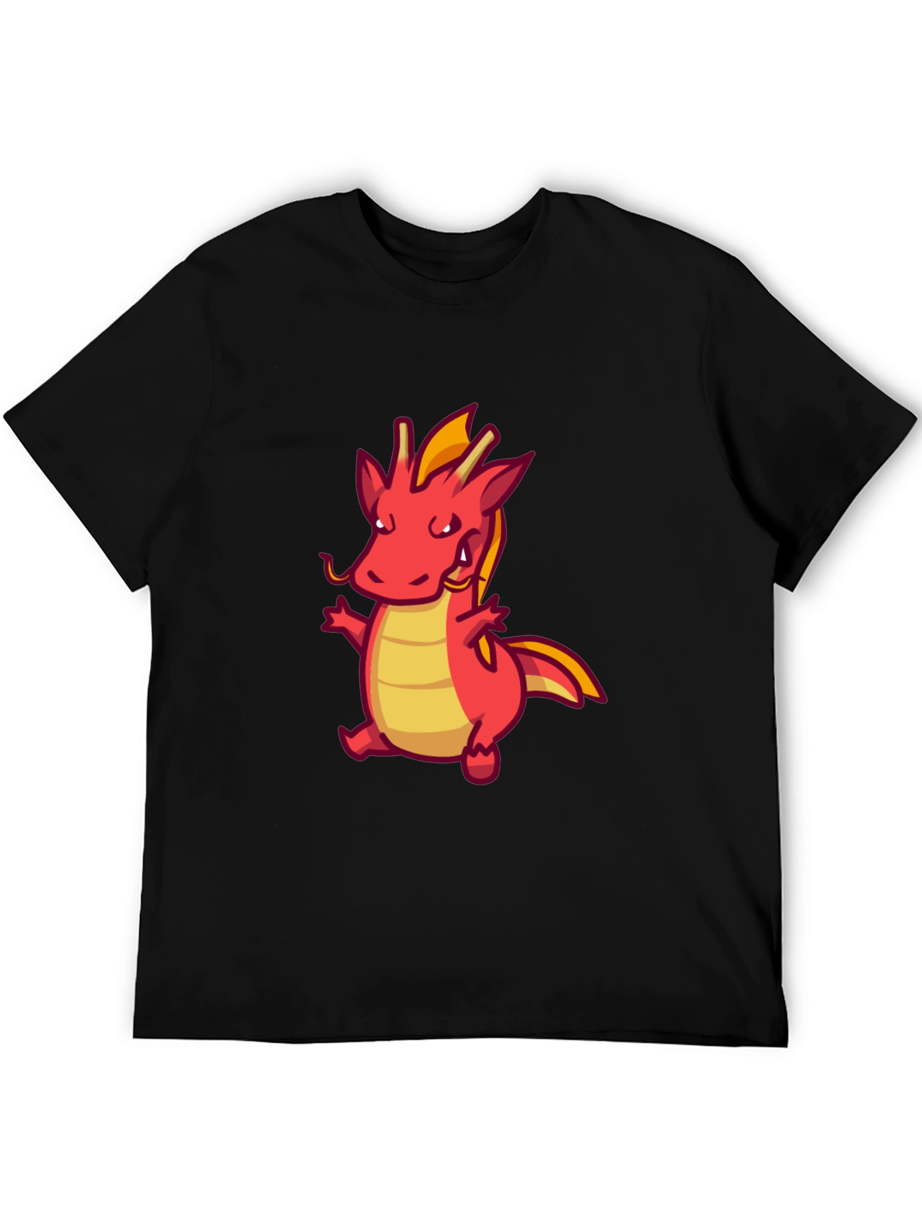 Cute Cartoon Dragon Graphic T-Shirt