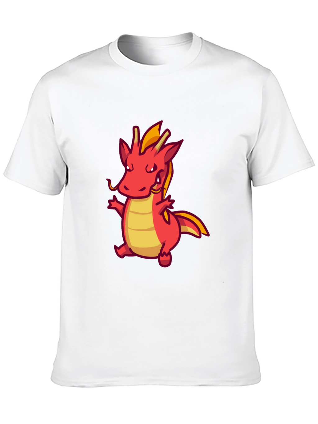 Cute Cartoon Dragon Graphic T-Shirt