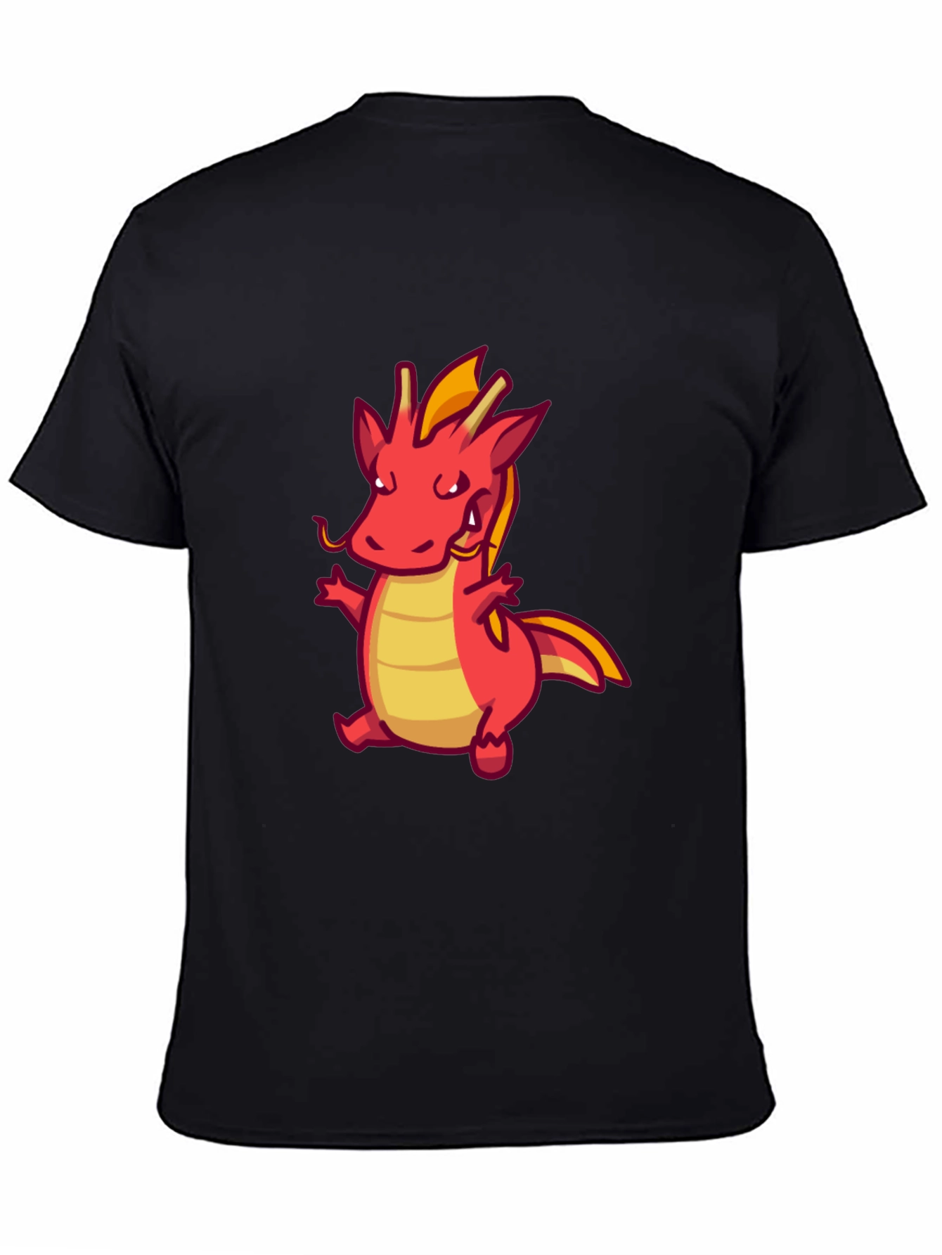 Cute Cartoon Dragon Graphic T-Shirt