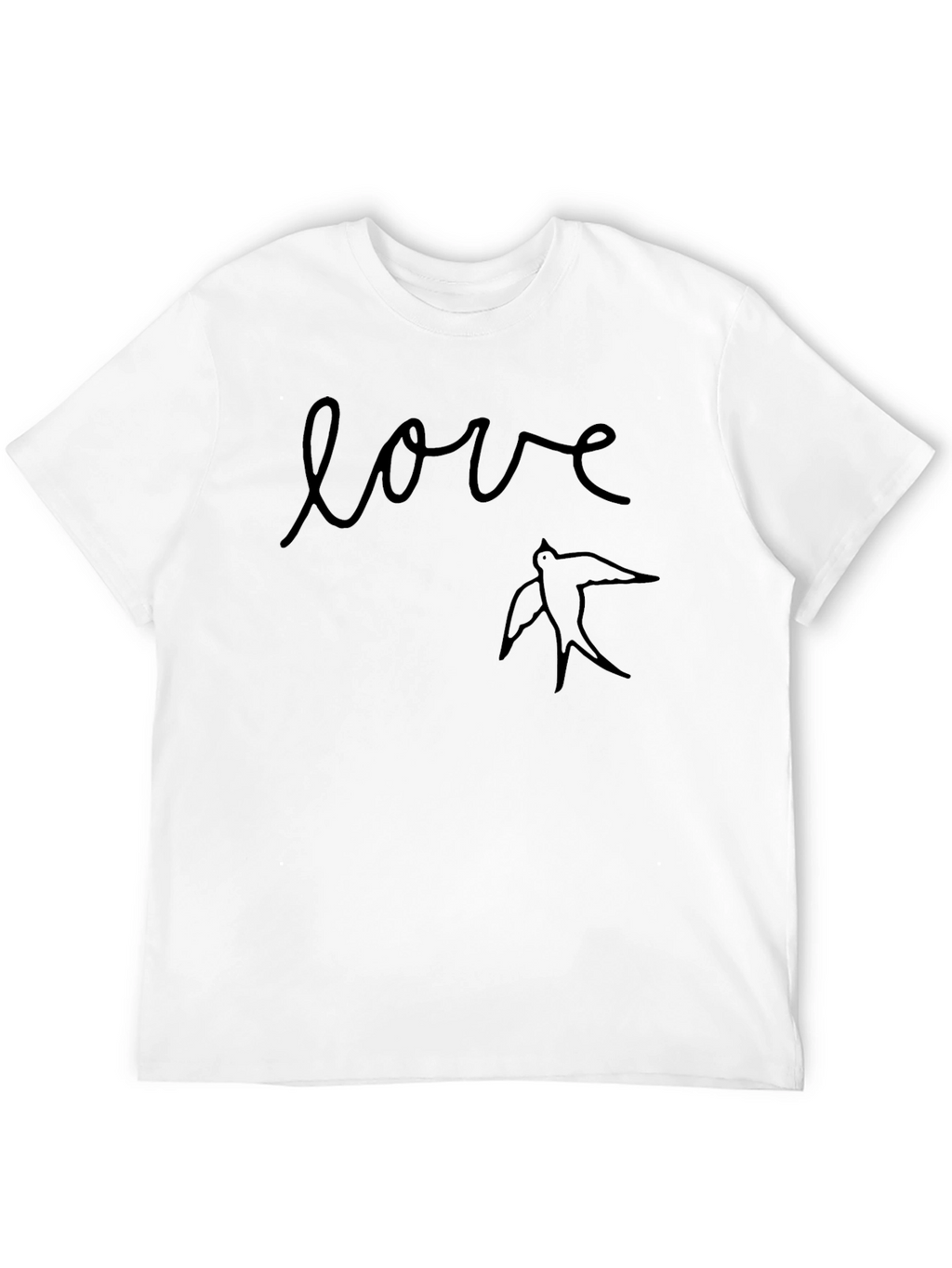 Love Bird Graphic Tee - Casual Stylish