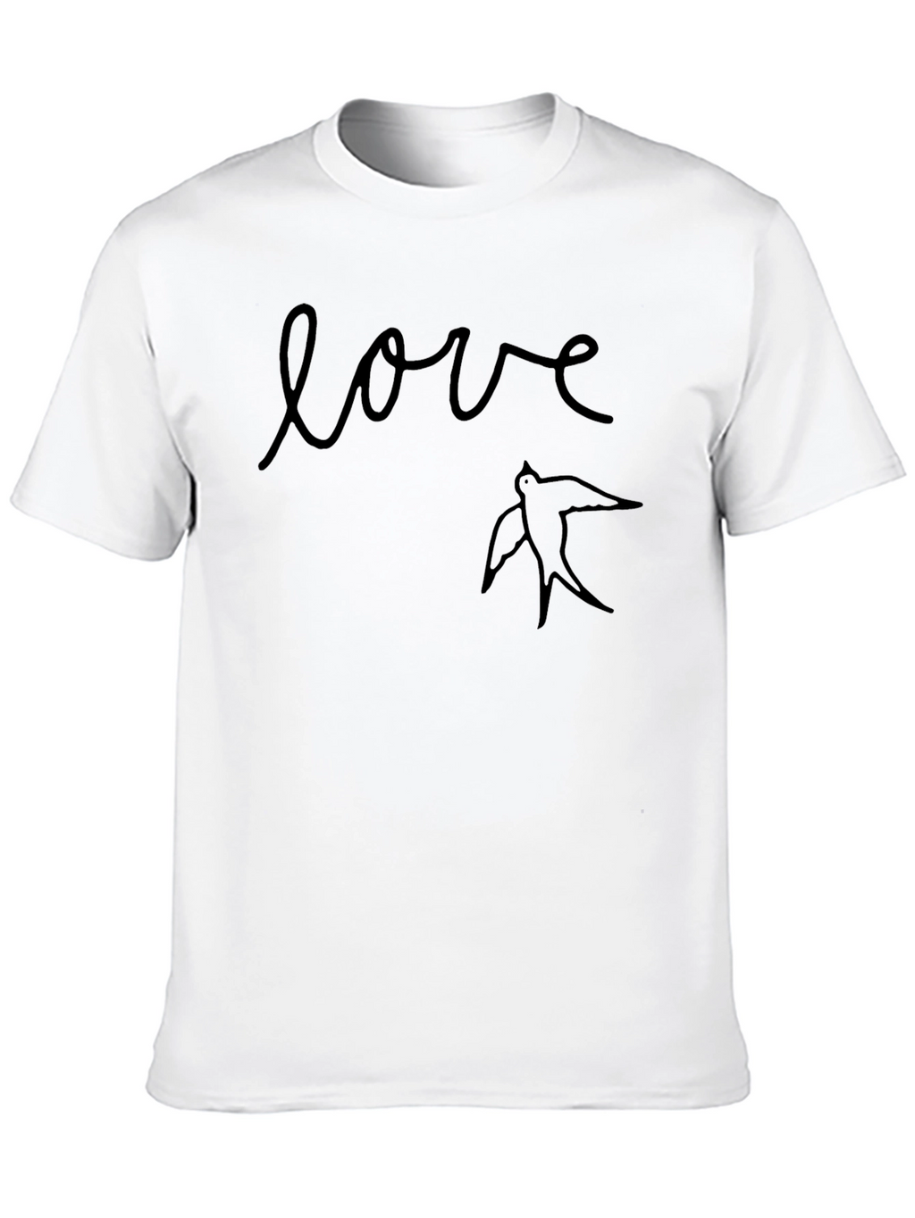 Love Bird Graphic Tee - Casual Stylish