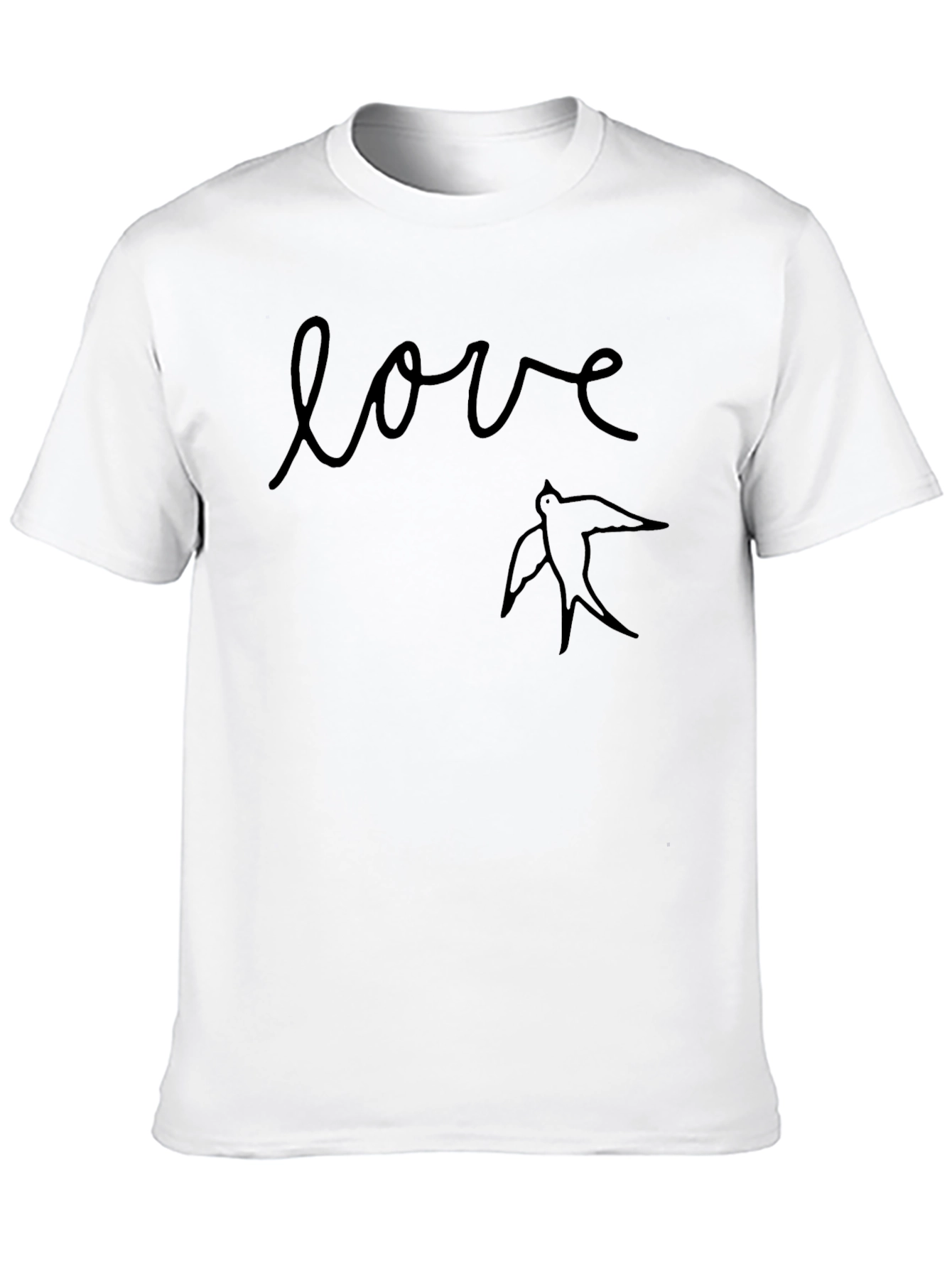 Love Bird Graphic Tee - Casual Stylish