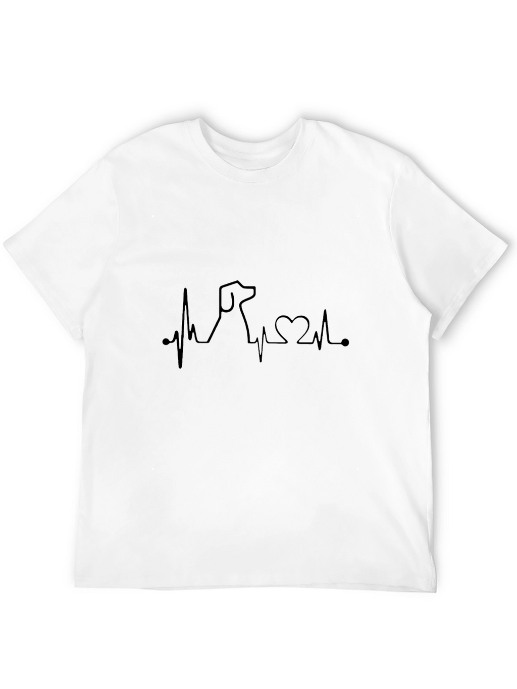 Dog Heartbeat T-Shirt - Love Your Pet