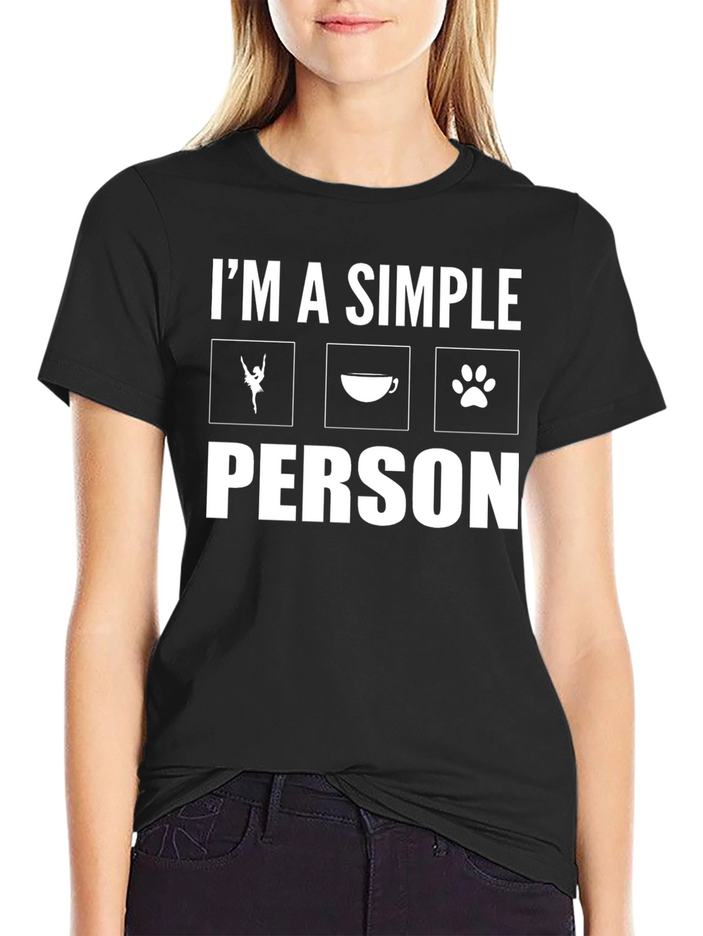 Simple Pleasures T-Shirt: Ballet Coffee & Dogs!