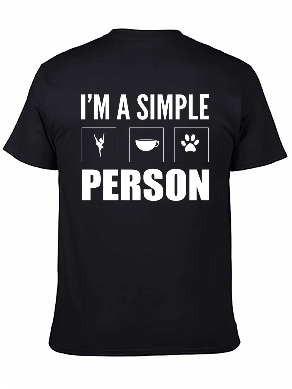 Simple Pleasures T-Shirt: Ballet Coffee & Dogs!