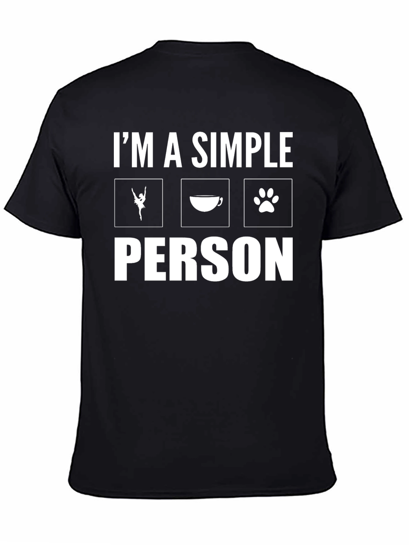 Simple Pleasures T-Shirt: Ballet Coffee & Dogs!