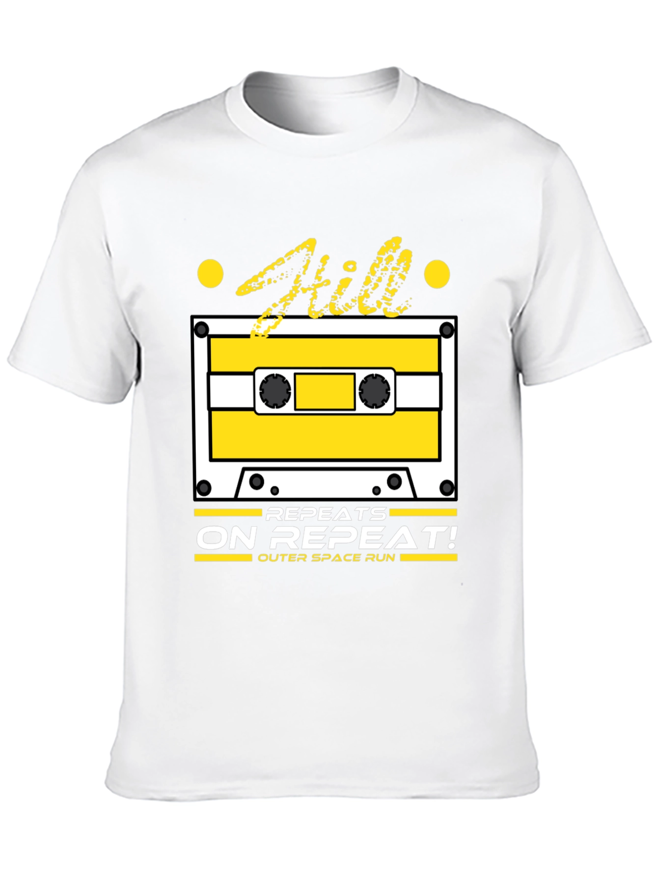 Repeats on Repeat T-Shirt - Cassette Tape Design