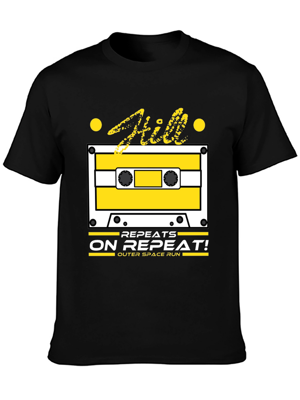 Repeats on Repeat T-Shirt - Cassette Tape Design