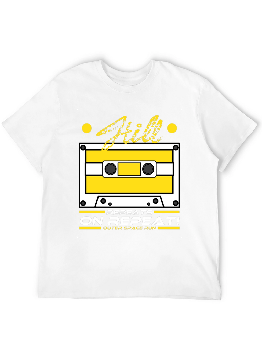 Repeats on Repeat T-Shirt - Cassette Tape Design