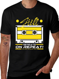 Repeats on Repeat T-Shirt - Cassette Tape Design