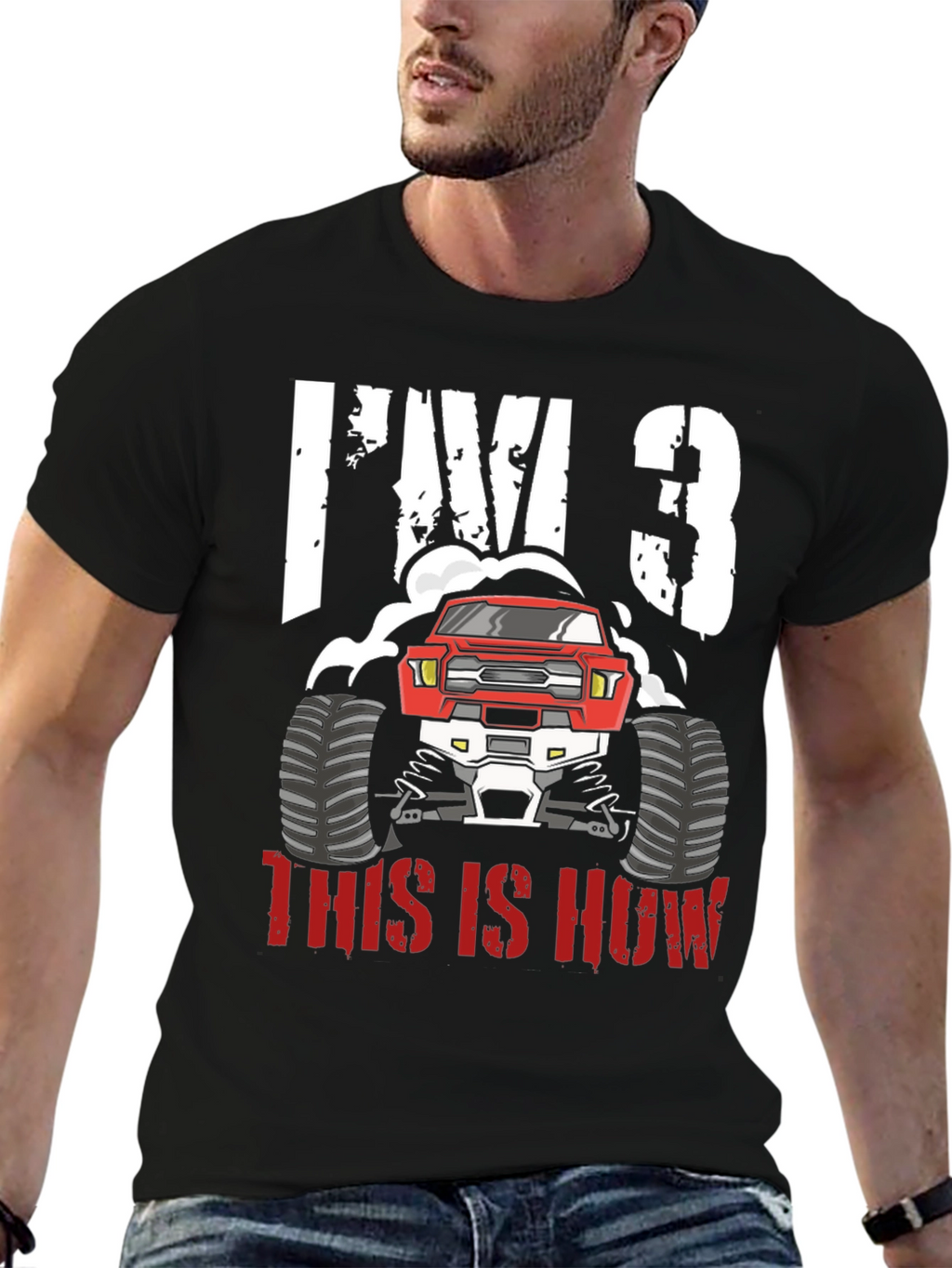 Im 3 Monster Truck Birthday T-Shirt