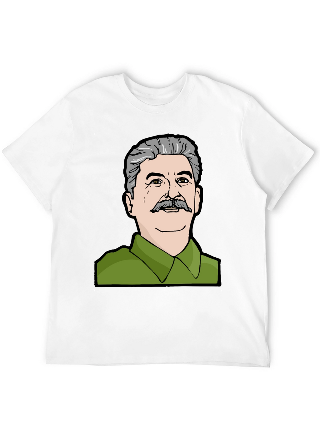 Stalin Graphic Print Black T-Shirt
