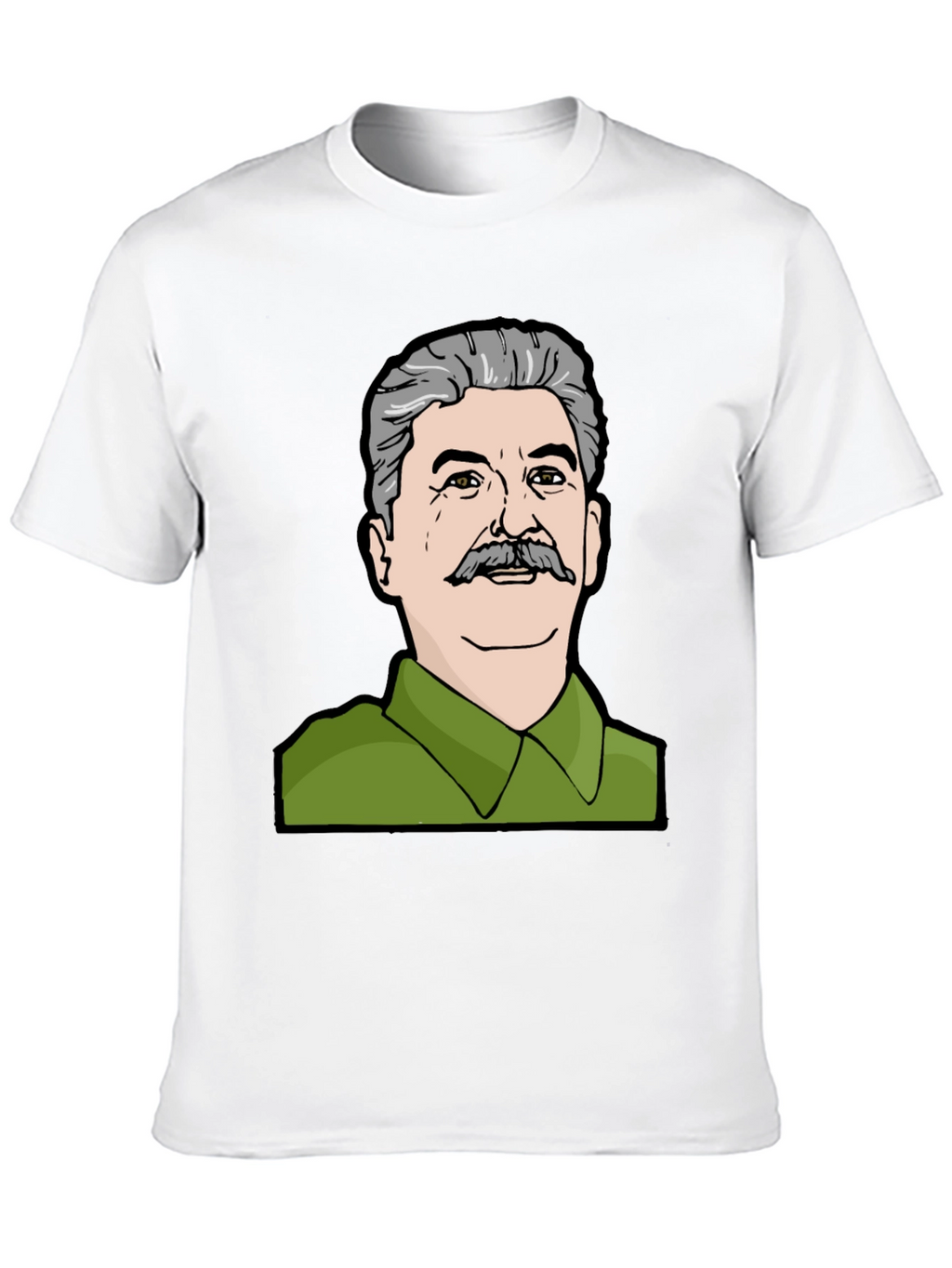 Stalin Graphic Print Black T-Shirt