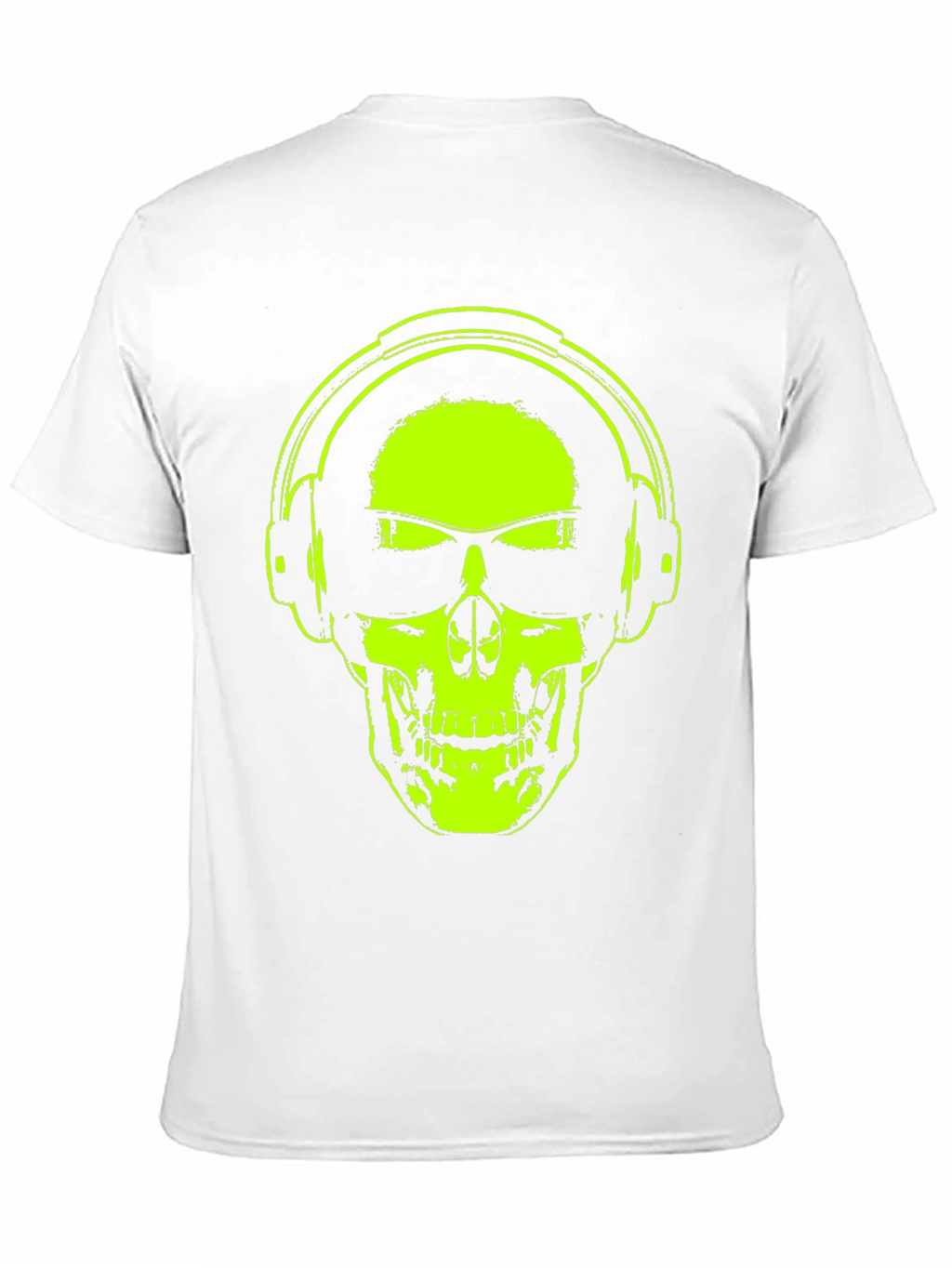 Skull Headphones T-Shirt - Vibrant Graphic Tee