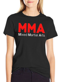 MMA Mixed Martial Arts Black T-Shirt