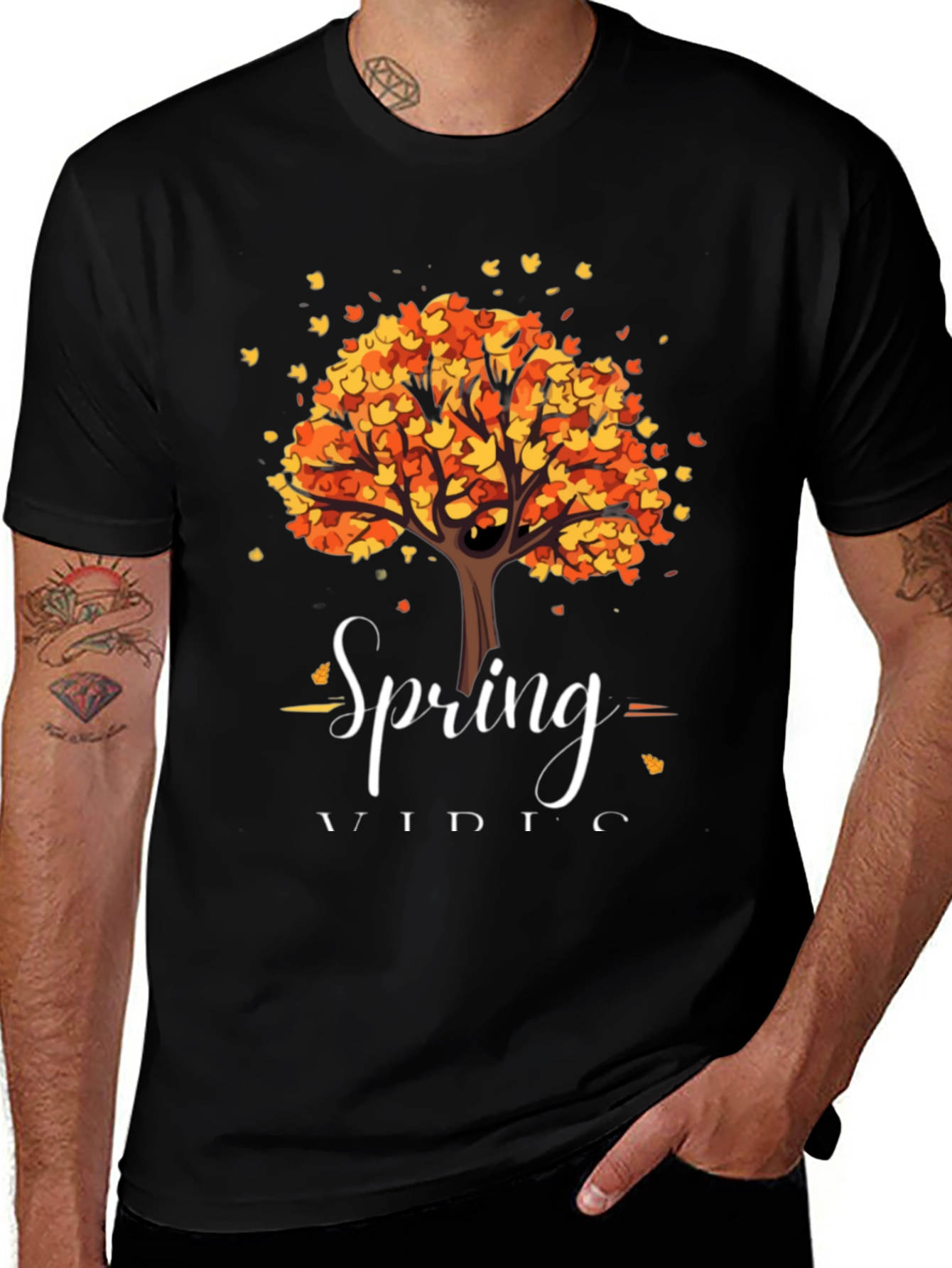 Spring Vibes Graphic Tee - Stylish & Trendy