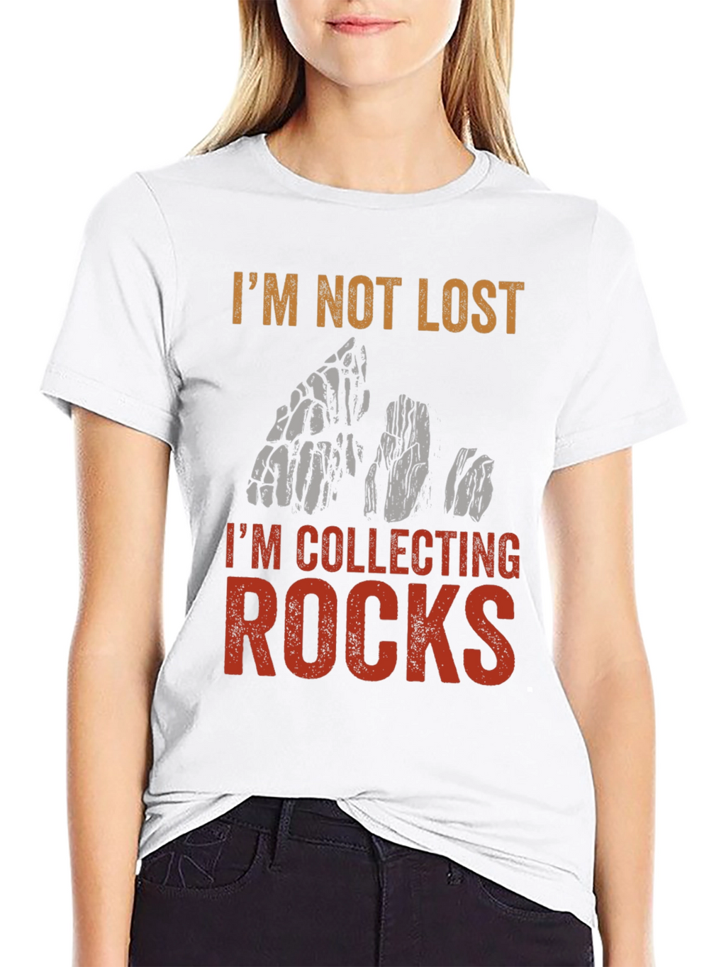 Im Not Lost Im Collecting Rocks T-Shirt
