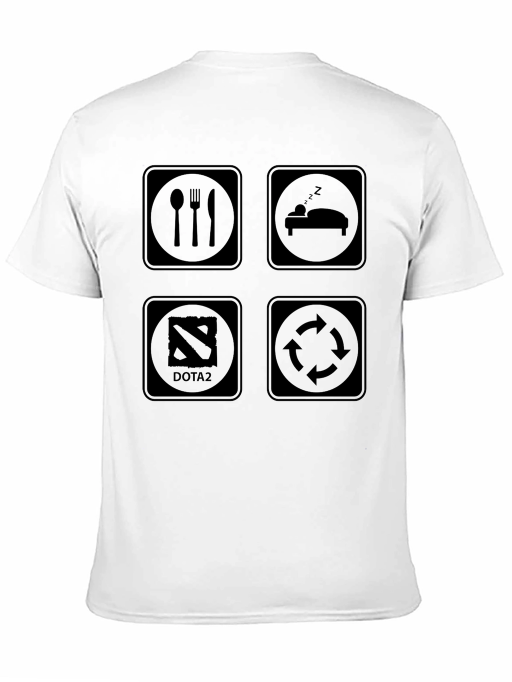 Eat Sleep Dota 2 Rotate T-Shirt