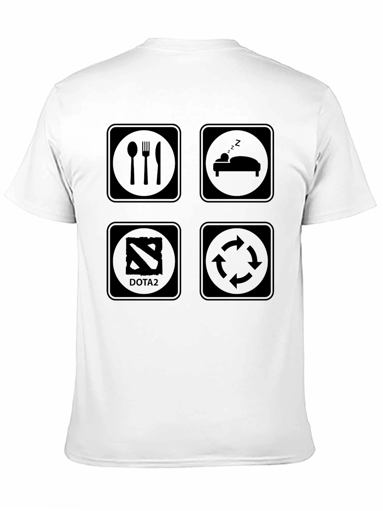 Eat Sleep Dota 2 Rotate T-Shirt