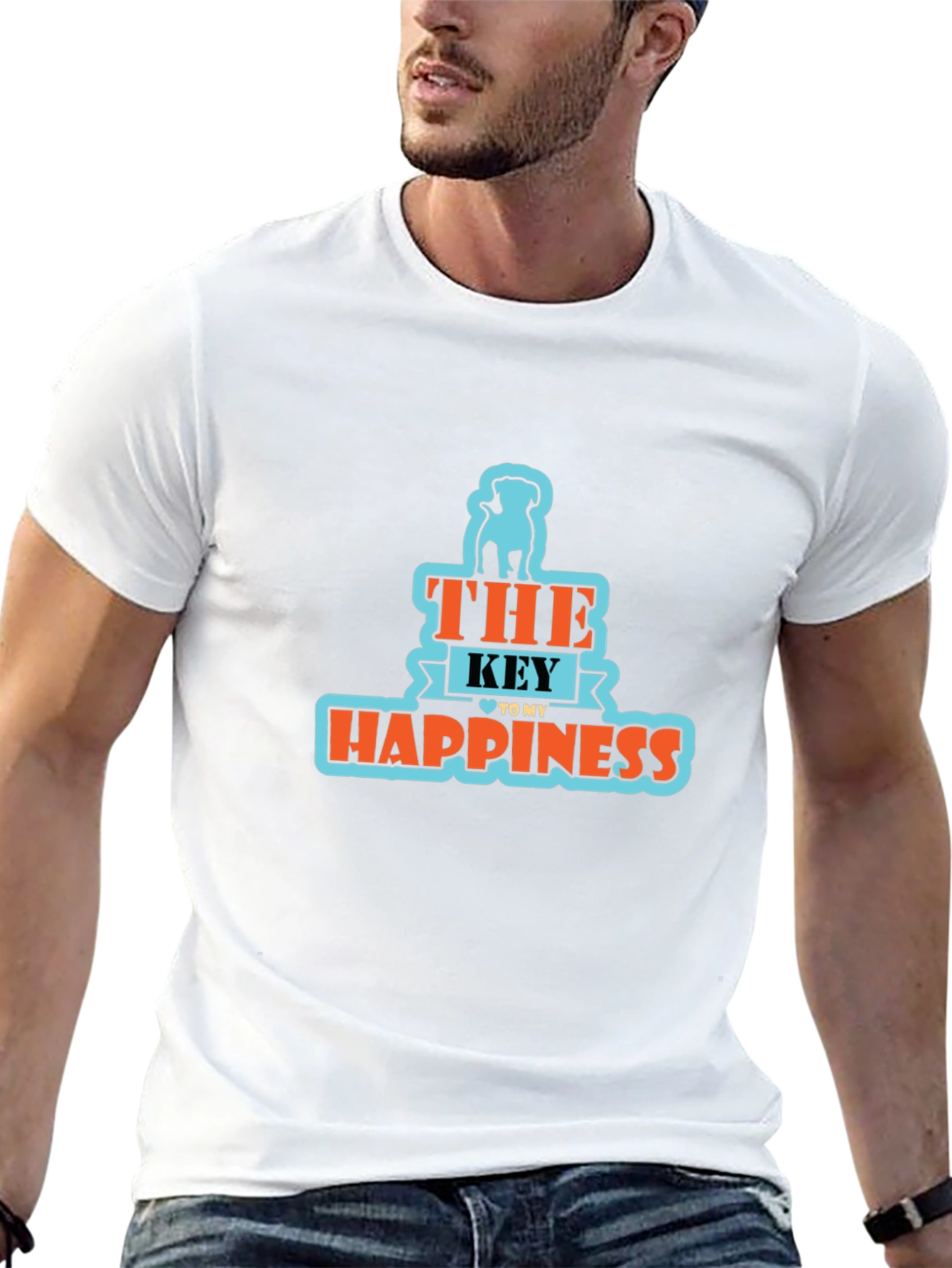 Dog Lover Happiness Graphic T-Shirt