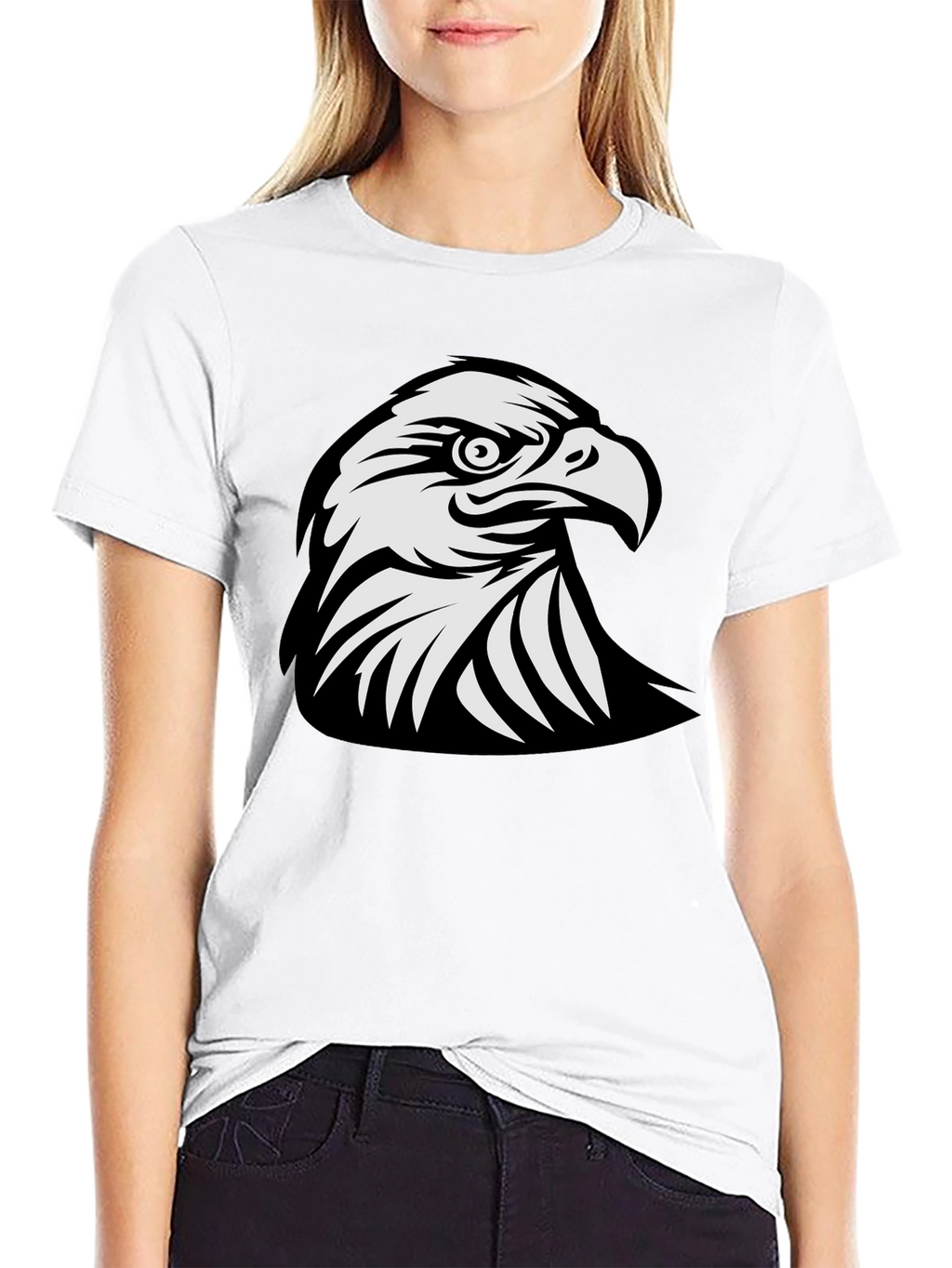 Black Eagle Graphic T-Shirt - Bold & Stylish